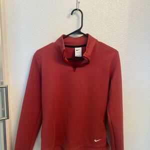 Nike Crimson Quarter-Zip Sweatshirt